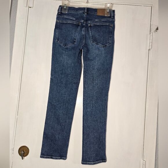 Madewell Mid Rise Stovepipe Jeans Size 25 Petite Like New Condition - Picture 2 of 12